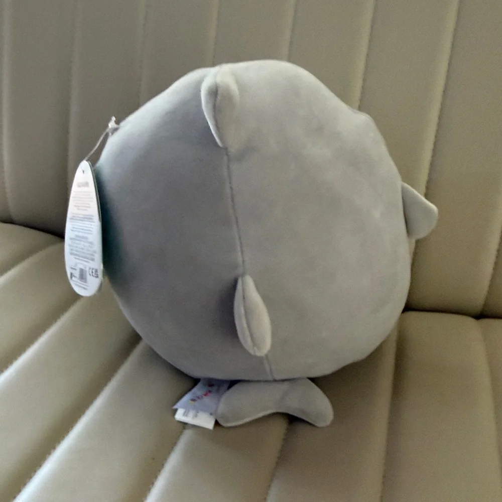 Squishmallows Gray and Blue Shark Plush